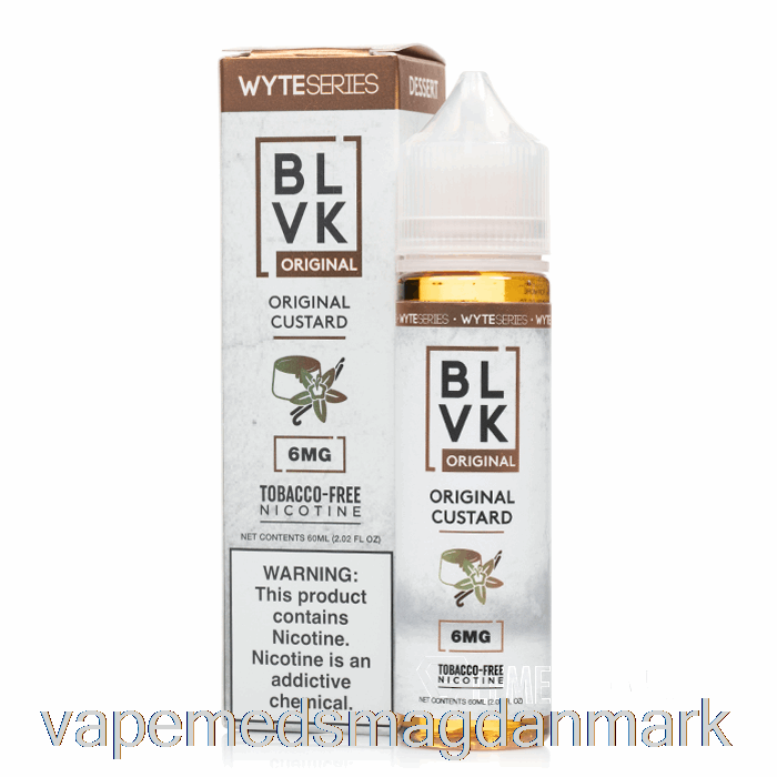 Vape Uden Nikotin Original Cremecreme - Blvk - 60ml 6mg